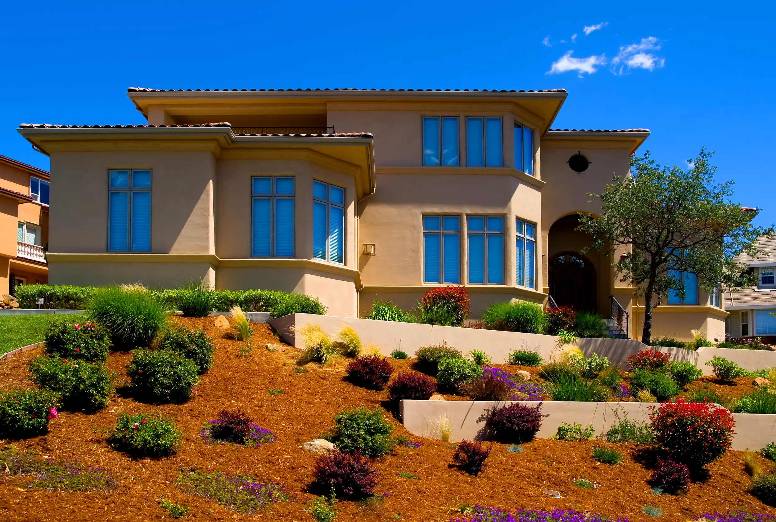 Beautiful home with landscaping Beautiful home with landscaping